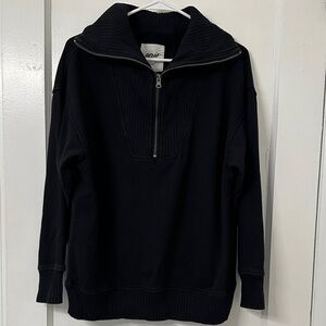 Black Half-Zip woman’s Sweater